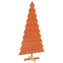Árbol Navidad de adorno madera maciza pino marrón cera 180 cm by , Christmas trees - Ref: Foro24-858197, Price: 45,04 €, Disc...