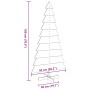 Árbol Navidad de adorno madera maciza pino marrón cera 180 cm by , Christmas trees - Ref: Foro24-858197, Price: 45,04 €, Disc...