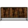 Mueble TV metal y madera ingeniería roble humo 100x35x50 cm von , TV-Möbel - Ref: Foro24-848831, Preis: 66,97 €, Rabatt: %
