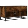 Mueble TV metal y madera ingeniería roble humo 100x35x50 cm von , TV-Möbel - Ref: Foro24-848831, Preis: 66,97 €, Rabatt: %