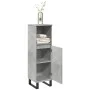 Armario de baño madera contrachapada gris hormigón 30x30x100 cm by , Bathroom furniture - Ref: Foro24-857210, Price: 47,84 €,...
