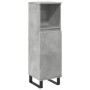 Armario de baño madera contrachapada gris hormigón 30x30x100 cm von , Badezimmermöbel - Ref: Foro24-857210, Preis: 48,59 €, R...