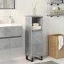 Armario de baño madera contrachapada gris hormigón 30x30x100 cm by , Bathroom furniture - Ref: Foro24-857210, Price: 47,84 €,...