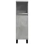 Armario de baño madera contrachapada gris hormigón 30x30x100 cm by , Bathroom furniture - Ref: Foro24-857210, Price: 47,84 €,...