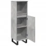 Armario de baño madera contrachapada gris hormigón 30x30x100 cm by , Bathroom furniture - Ref: Foro24-857210, Price: 47,84 €,...