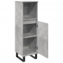 Armario de baño madera contrachapada gris hormigón 30x30x100 cm von , Badezimmermöbel - Ref: Foro24-857210, Preis: 48,59 €, R...