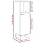 Armario de baño madera de ingeniería roble artisan 30x30x100 cm von , Badezimmerwaschtische - Ref: Foro24-857212, Preis: 71,9...