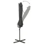 Cantilever parasol with pole and anthracite gray LED lights 300 cm by vidaXL, Umbrellas - Ref: Foro24-312338, Price: 87,11 €,...