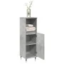 Armario de baño madera contrachapada gris hormigón 30x30x100 cm by , Bathroom furniture - Ref: Foro24-857204, Price: 45,96 €,...