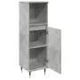 Armario de baño madera contrachapada gris hormigón 30x30x100 cm by , Bathroom furniture - Ref: Foro24-857204, Price: 45,96 €,...