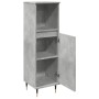 Armario de baño madera contrachapada gris hormigón 30x30x100 cm by , Bathroom furniture - Ref: Foro24-857204, Price: 43,44 €,...