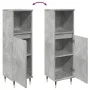 Armario de baño madera contrachapada gris hormigón 30x30x100 cm by , Bathroom furniture - Ref: Foro24-857204, Price: 45,96 €,...