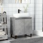 Armario de baño madera de ingeniería gris hormigón 58x33x60 cm de , Muebles de baño - Ref: Foro24-857219, Precio: 53,31 €, De...