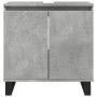 Armario de baño madera de ingeniería gris hormigón 58x33x60 cm de , Muebles de baño - Ref: Foro24-857219, Precio: 53,31 €, De...