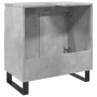 Armario de baño madera de ingeniería gris hormigón 58x33x60 cm de , Muebles de baño - Ref: Foro24-857219, Precio: 53,31 €, De...