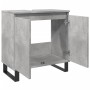 Armario de baño madera de ingeniería gris hormigón 58x33x60 cm de , Muebles de baño - Ref: Foro24-857219, Precio: 53,31 €, De...