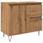 Mueble de lavabo madera de ingeniería roble artisan 65x33x60 cm von , Badezimmermöbel - Ref: Foro24-857227, Preis: 83,96 €, R...