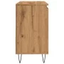 Mueble de lavabo madera de ingeniería roble artisan 65x33x60 cm by , Bathroom furniture - Ref: Foro24-857227, Price: 86,42 €,...