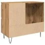 Mueble de lavabo madera de ingeniería roble artisan 65x33x60 cm by , Bathroom furniture - Ref: Foro24-857227, Price: 86,42 €,...