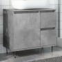 Mueble de lavabo madera ingeniería gris hormigón 65x33x60 cm von , Badezimmermöbel - Ref: Foro24-857225, Preis: 69,93 €, Raba...