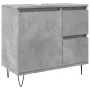 Mueble de lavabo madera ingeniería gris hormigón 65x33x60 cm de , Muebles de baño - Ref: Foro24-857225, Precio: 68,85 €, Desc...