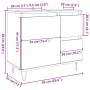 Mueble de lavabo madera ingeniería gris hormigón 65x33x60 cm de , Muebles de baño - Ref: Foro24-857225, Precio: 68,85 €, Desc...