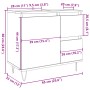 Mueble de lavabo madera ingeniería gris hormigón 65x33x60 cm von , Badezimmermöbel - Ref: Foro24-857225, Preis: 69,93 €, Raba...