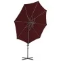 Cantilever parasol with burgundy red steel pole 300 cm by vidaXL, Umbrellas - Ref: Foro24-312312, Price: 106,26 €, Discount: %