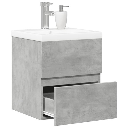Set muebles de baño 2 piezas madera contrachapada gris hormigón von , Badezimmermöbel - Ref: Foro24-3324907, Preis: 122,88 €,...
