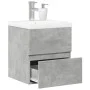 Set muebles de baño 2 piezas madera contrachapada gris hormigón von , Badezimmermöbel - Ref: Foro24-3324907, Preis: 121,24 €,...