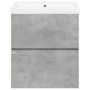 Set muebles de baño 2 piezas madera contrachapada gris hormigón von , Badezimmermöbel - Ref: Foro24-3324907, Preis: 122,88 €,...
