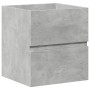 Set muebles de baño 2 piezas madera contrachapada gris hormigón von , Badezimmermöbel - Ref: Foro24-3324907, Preis: 122,88 €,...