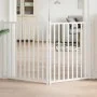 Puerta de perros plegable 2 paneles madera abeto blanco 160 cm by , Dog kennels and fences - Ref: Foro24-352282, Price: 45,23...