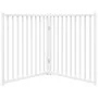 Puerta de perros plegable 2 paneles madera abeto blanco 160 cm by , Dog kennels and fences - Ref: Foro24-352282, Price: 45,23...