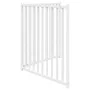 Puerta de perros plegable 2 paneles madera abeto blanco 160 cm by , Dog kennels and fences - Ref: Foro24-352282, Price: 45,23...