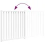 Puerta de perros plegable 2 paneles madera abeto blanco 160 cm by , Dog kennels and fences - Ref: Foro24-352282, Price: 45,23...