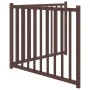 Puerta de perros plegable 2 paneles madera abeto marrón 160 cm de , Casetas y cercados para perros - Ref: Foro24-352296, Prec...