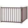 Puerta de perros plegable 2 paneles madera abeto marrón 160 cm von , Hundehütten und Zäune - Ref: Foro24-352296, Preis: 43,51...