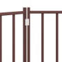Puerta de perros plegable 2 paneles madera abeto marrón 160 cm von , Hundehütten und Zäune - Ref: Foro24-352296, Preis: 43,51...