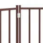 Puerta de perros plegable 2 paneles madera abeto marrón 160 cm de , Casetas y cercados para perros - Ref: Foro24-352296, Prec...