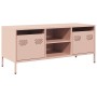 Mueble para TV acero laminado en frío rosa 101,5x39x43,5 cm by , TV Furniture - Ref: Foro24-851299, Price: 89,15 €, Discount: %