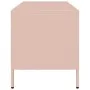 Mueble para TV acero laminado en frío rosa 101,5x39x43,5 cm de , Muebles TV - Ref: Foro24-851299, Precio: 88,32 €, Descuento: %