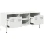 Mueble para TV acero laminado en frío blanco 101,5x39x43,5 cm by , TV Furniture - Ref: Foro24-851303, Price: 88,32 €, Discoun...