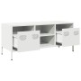 Mueble para TV acero laminado en frío blanco 101,5x39x43,5 cm de , Muebles TV - Ref: Foro24-851303, Precio: 89,15 €, Descuent...