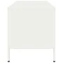 Mueble para TV acero laminado en frío blanco 101,5x39x43,5 cm by , TV Furniture - Ref: Foro24-851303, Price: 88,32 €, Discoun...