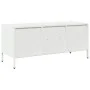 Mueble para TV acero laminado en frío blanco 101,5x39x43,5 cm by , TV Furniture - Ref: Foro24-851303, Price: 88,32 €, Discoun...
