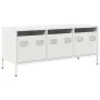 Mueble para TV acero laminado en frío blanco 101,5x39x43,5 cm von , TV-Möbel - Ref: Foro24-851231, Preis: 125,86 €, Rabatt: %