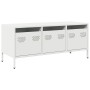 Mueble para TV acero laminado en frío blanco 101,5x39x43,5 cm von , TV-Möbel - Ref: Foro24-851231, Preis: 127,50 €, Rabatt: %