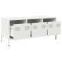 Mueble para TV acero laminado en frío blanco 101,5x39x43,5 cm von , TV-Möbel - Ref: Foro24-851231, Preis: 127,50 €, Rabatt: %