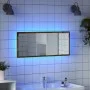 Espejo de baño LED madera ingeniería envejecida 100x8,5x37 cm by , bathroom vanities - Ref: Foro24-856275, Price: 55,66 €, Di...